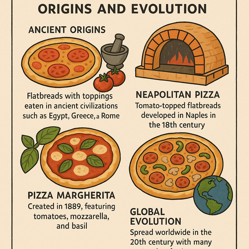 Pizza Origins and evolution
